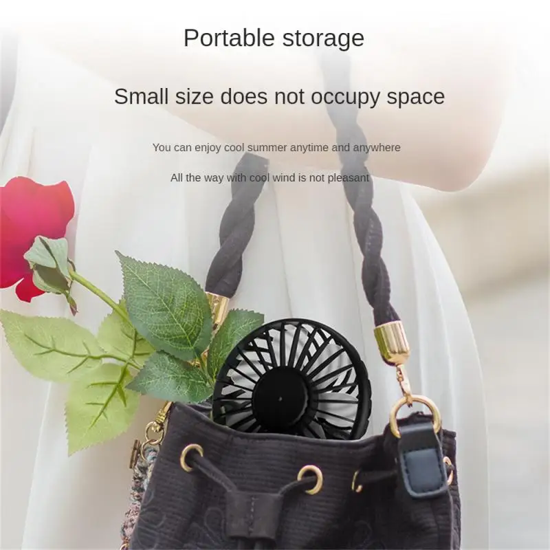 Small Fan Folding Charging USB Mini Fan Silent Office Table Small Fan Cooler Summer Portable Fan USB Rechargeable