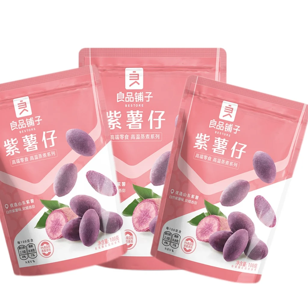 بيستور، وجبات خفيفة من البطاطس الحلوة الأرجوانية، عبوة من 3 قطع، 100 جرام/الحقيبة