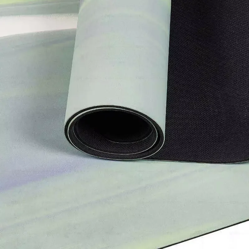Bulk Wholesale Thick Color Block Eco-Friendly Yoga Mat PU Rubber Kinetic Strata Series 5mm Studio Collection Pro Performance