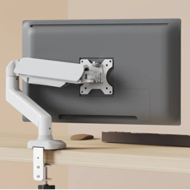 Computer monitor bracket robotic arm punch-free dual-screen desktop desktopbracket air pressure hovering save space