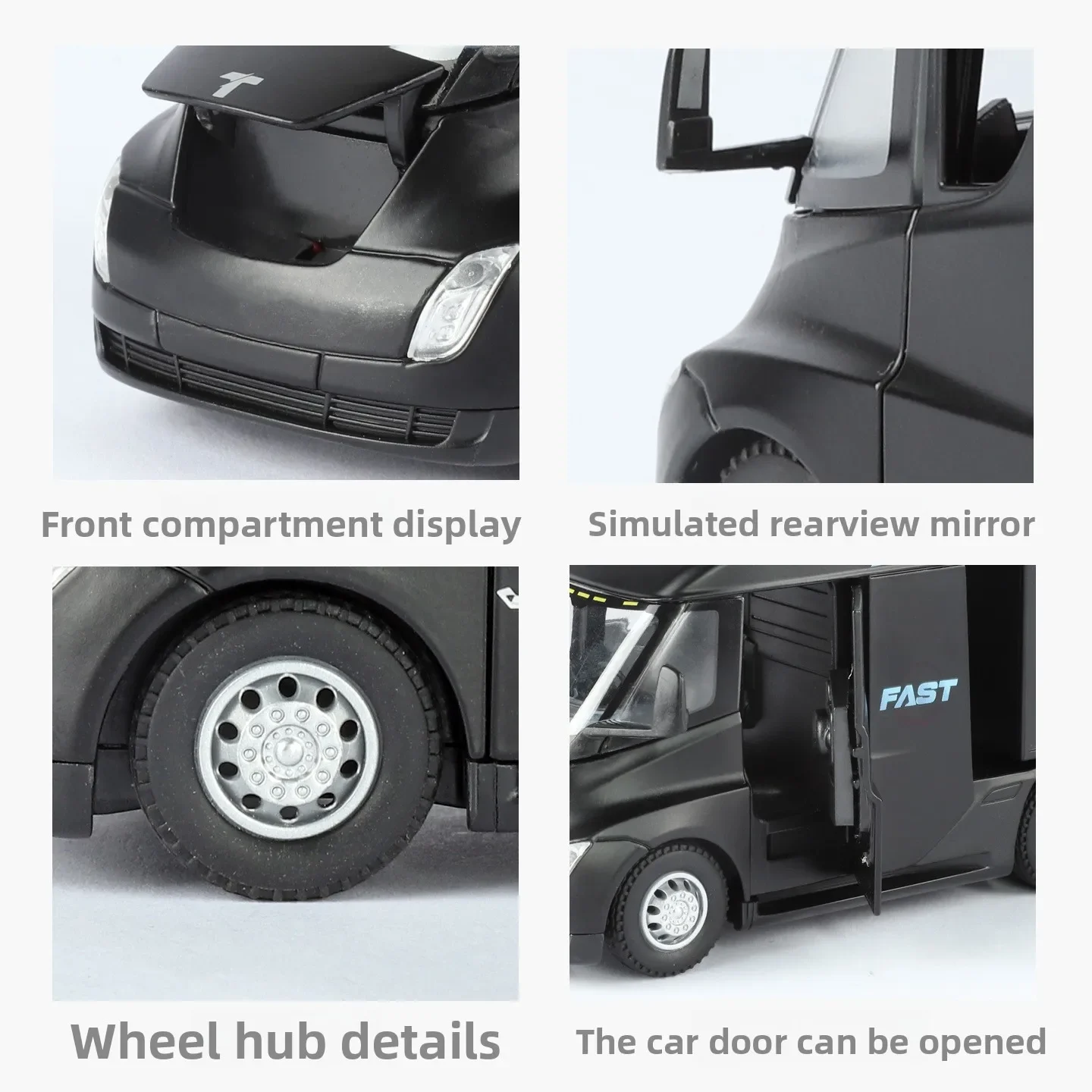 รถบรรทุกจำลองโลหะผสม 1:32 พร้อมเสียงและแสง ของเล่นวิศวกรรมขนส่ง ของเล่นเด็กผู้ชาย ของสะสมเด็ก ของขวัญ