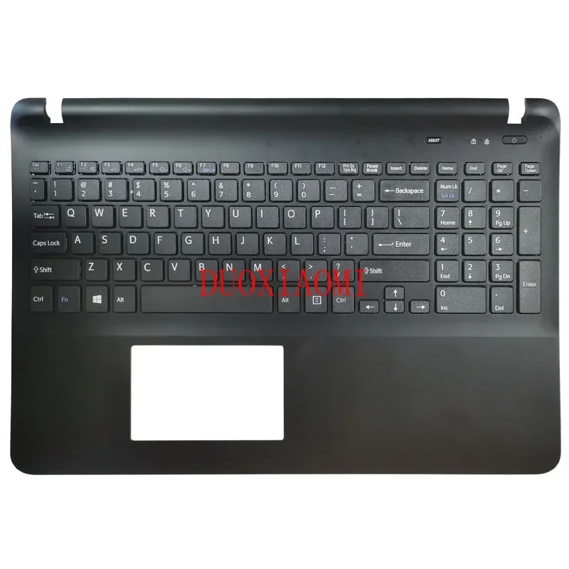 

FOR Sony Vaio SVF15 SVF151 SVF152 SVF153 SVF1541 US keyboard black Palmrest Cover