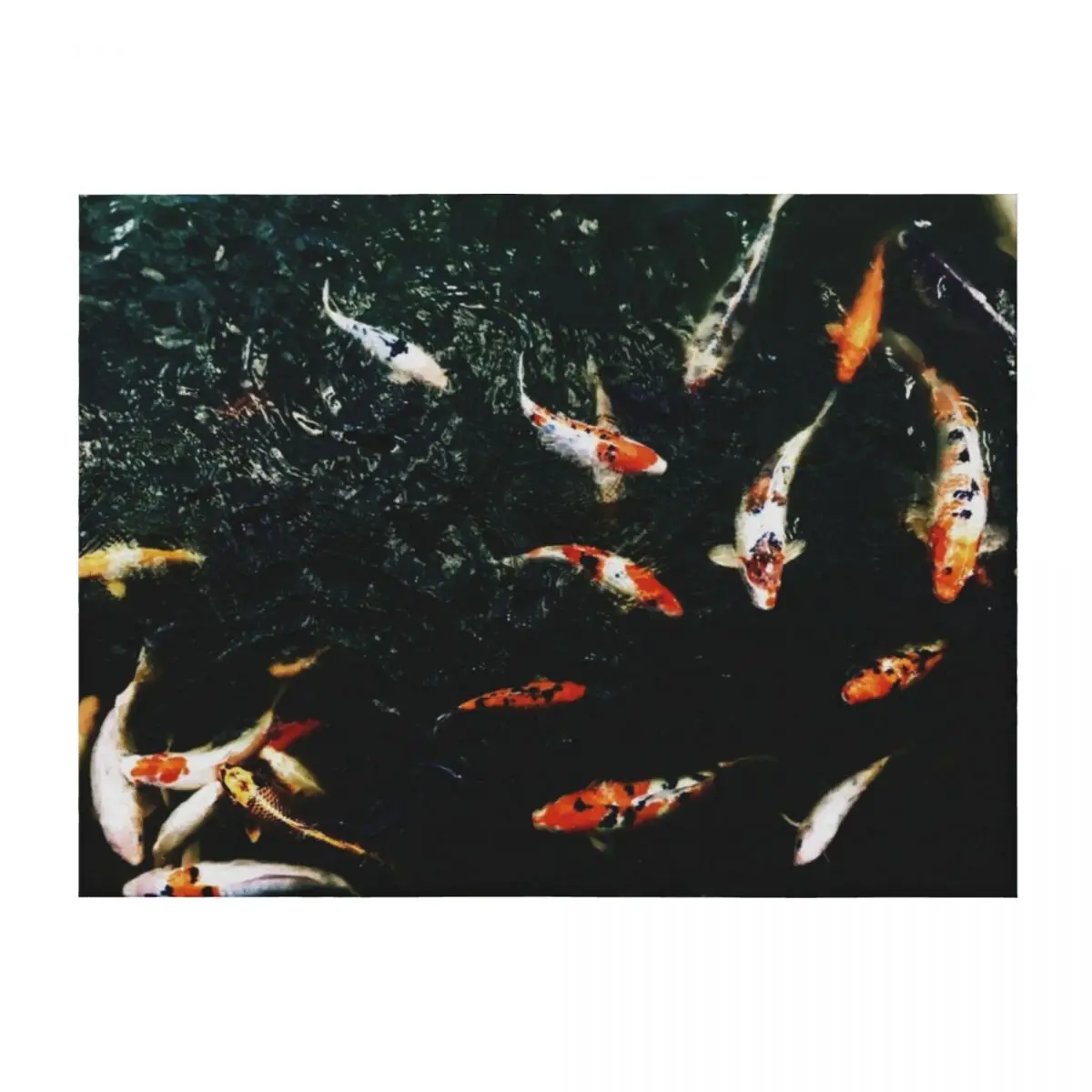 

KOI Throw Blanket Summer Luxury Thicken Camping decorative Blankets