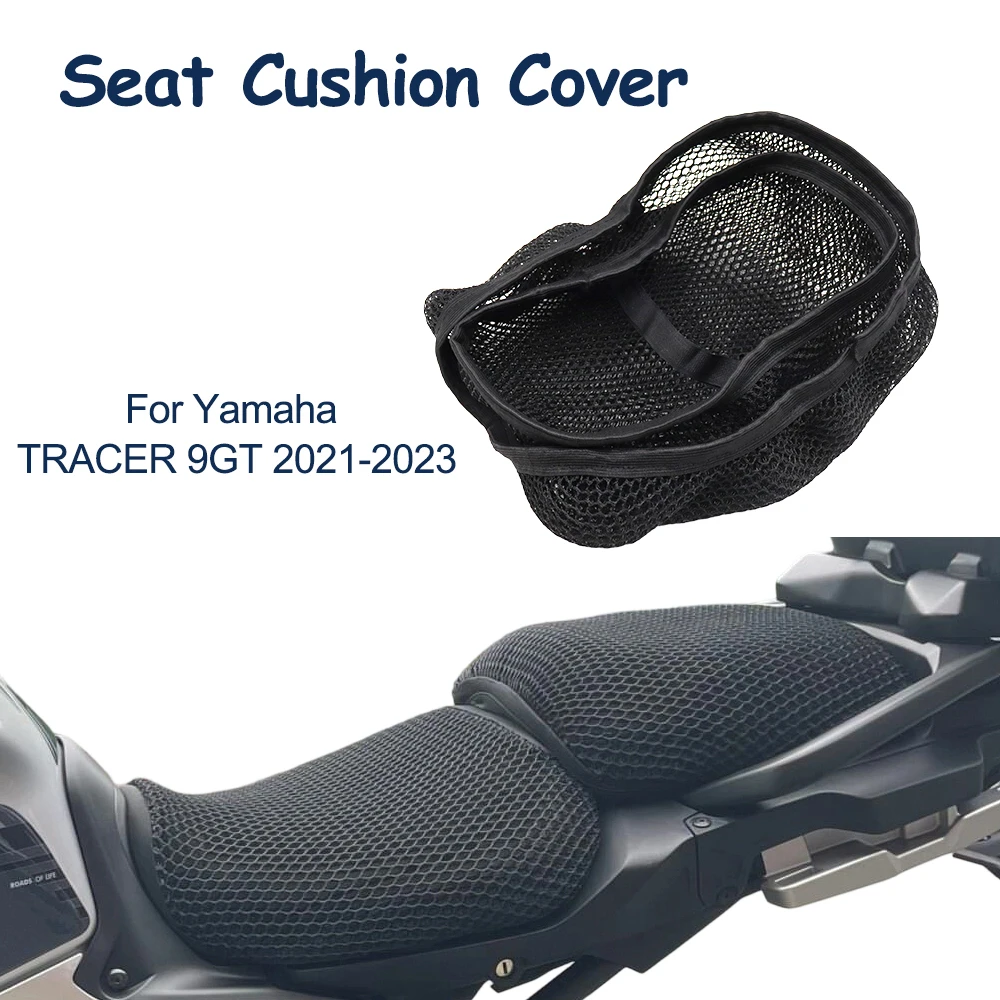 

For Yamaha TRACER 9GT 2021 2022 2023 Motorcycle Seat Cover 3D Mesh Fabric Non-Slip Breathable Cushion Heat Insulation
