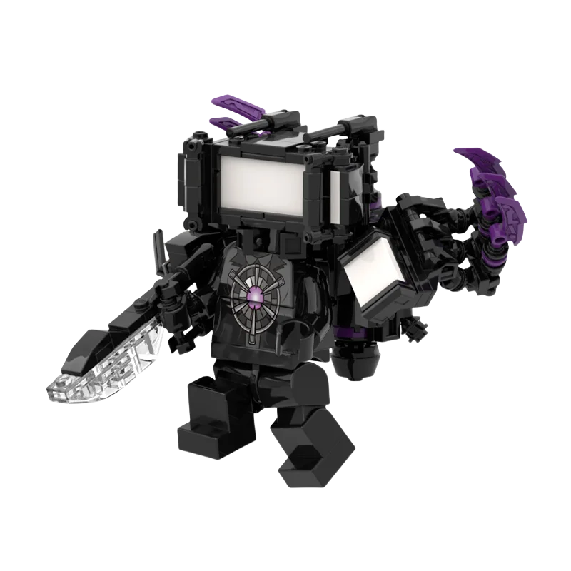 Moc Skibidi كتل بناء المرحاض تيتان ساعة رجل 2.0 كاميرمان المتحدث TVMan الطوب لتقوم بها بنفسك Moddel لعب للأطفال هدية عيد الفصح اللعب