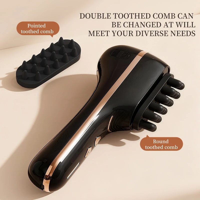 Electric massage comb vibrating hair care device, hair care comb, scalp relaxation hair mist comb instrument