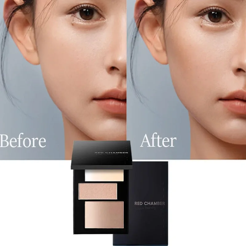 بودرة وجه مجسمة متعددة الاستخدام من Redchamber Bronzer Contour غير لامعة، مكياج متدرج اللون 8 جرام