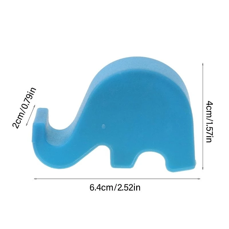 W89C Elephant Cartoon Desktop حامل هاتف الوقوف على الإطلاق لأجهزة الهواتف الذكية