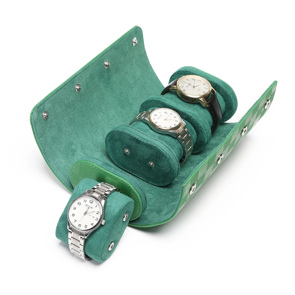 Luxury Watch Case Travel - 고급 가죽 시계 롤 선물 상자