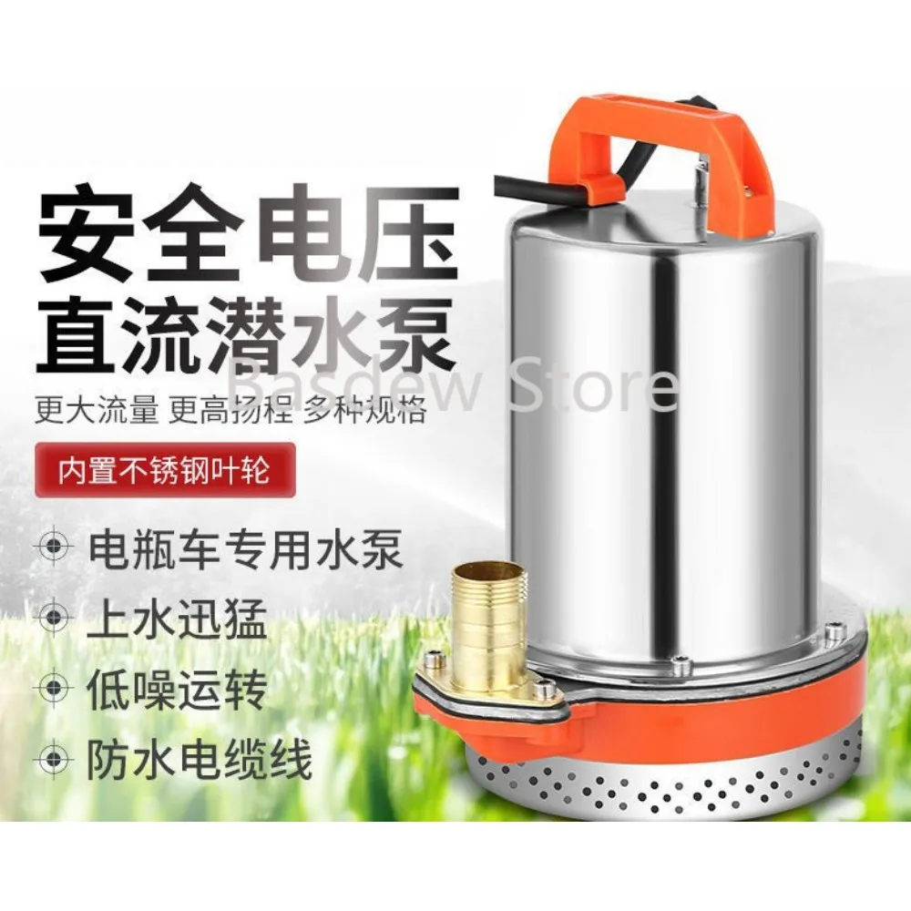 Battery Electric Vehicle Household Agricultural Irrigation Pump 48 V60v Well Pumper DC High Lift Submersible Pump