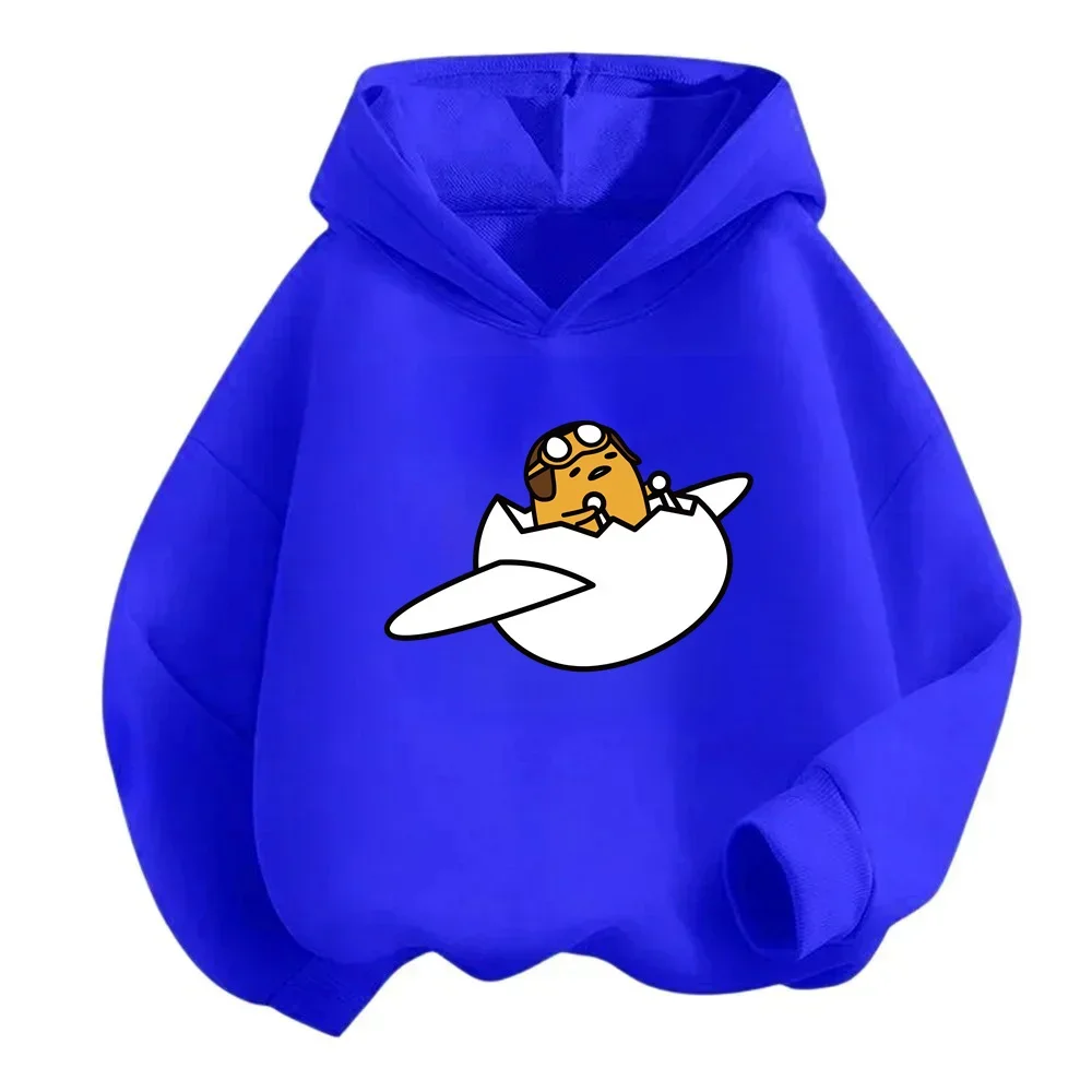 

Japanese-Inspired Gudetama Patterned Sweatshirts for Children Ensuring Comfort and Style during Cold Months for Boys and Girls