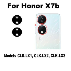 New For Huawei Honor X7b Back Camera Glass Rear Lens With Adhesive Sticker Replacement CLK-LX1 CLK-LX2 CLK-LX3