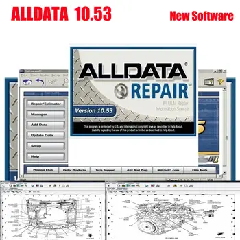 Alldata Repair 10.53v + Mitchell Ondemand 5 - Nejnovější offline diagnostický software pro osobní a nákladní automobily, neomezená instalace na notebooky 8 nejlepší prodej Software alldata a mitchell s notebookem - №1
