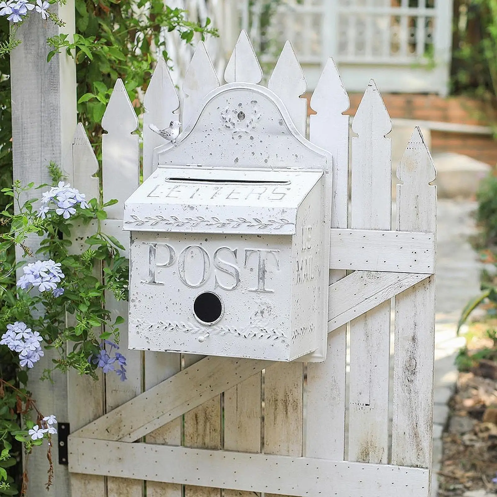 

Wall Mount Mailbox Home Decor Postbox Drop Box for Front Door