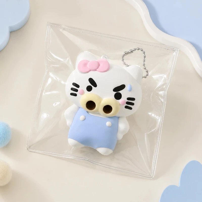 Cute Standing Zuo Weimen Squeeze Toys Slow-Rebound Super Soft Silicone Relieves  Stress Relief Toy Backpack Charm Holiday Gift