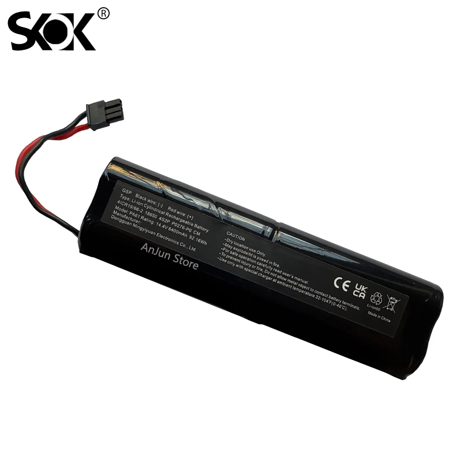 6400mAh Battery PA61 For Eufy RoboVac X8, RoboVac X8 Hybrid, RoboVac X8 White, RoboVac X8 Hybrid White, T226X Vacuum Cleaner