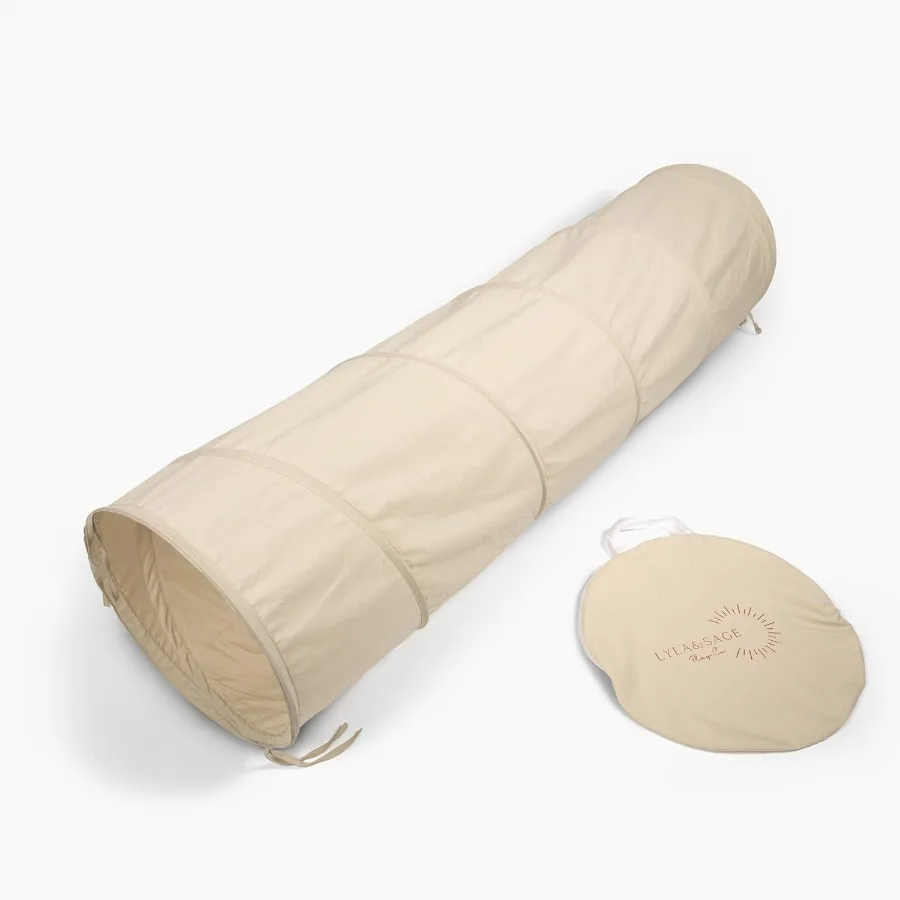 Tunnel da gioco per bambini - Tunnel strisciante pop-up da 6 piedi per neonati piccoli - Regalo giocattolo tunnel pieghevole per ragazzo e ragazza - Tenda da gioco con tunnel