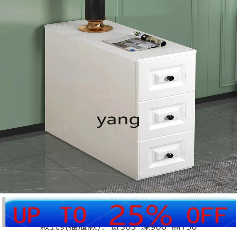 

LHH Modern Simple Folding Sofa Side Cabinet Living Room Corner Crack Side Cabinet Storage