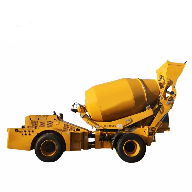 Official Factory 4 Cubic Meter Self Loading Concrete Mixer Truck Heavy Duty Construction Machinery Hot Sale Customized