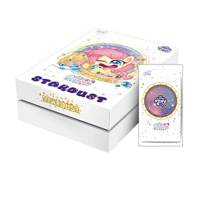 KAYOU Genuine My Little Pony Card Cute Party Second Bullet Original Box Collection Flash Card Anime Peripheral Toy Gifts