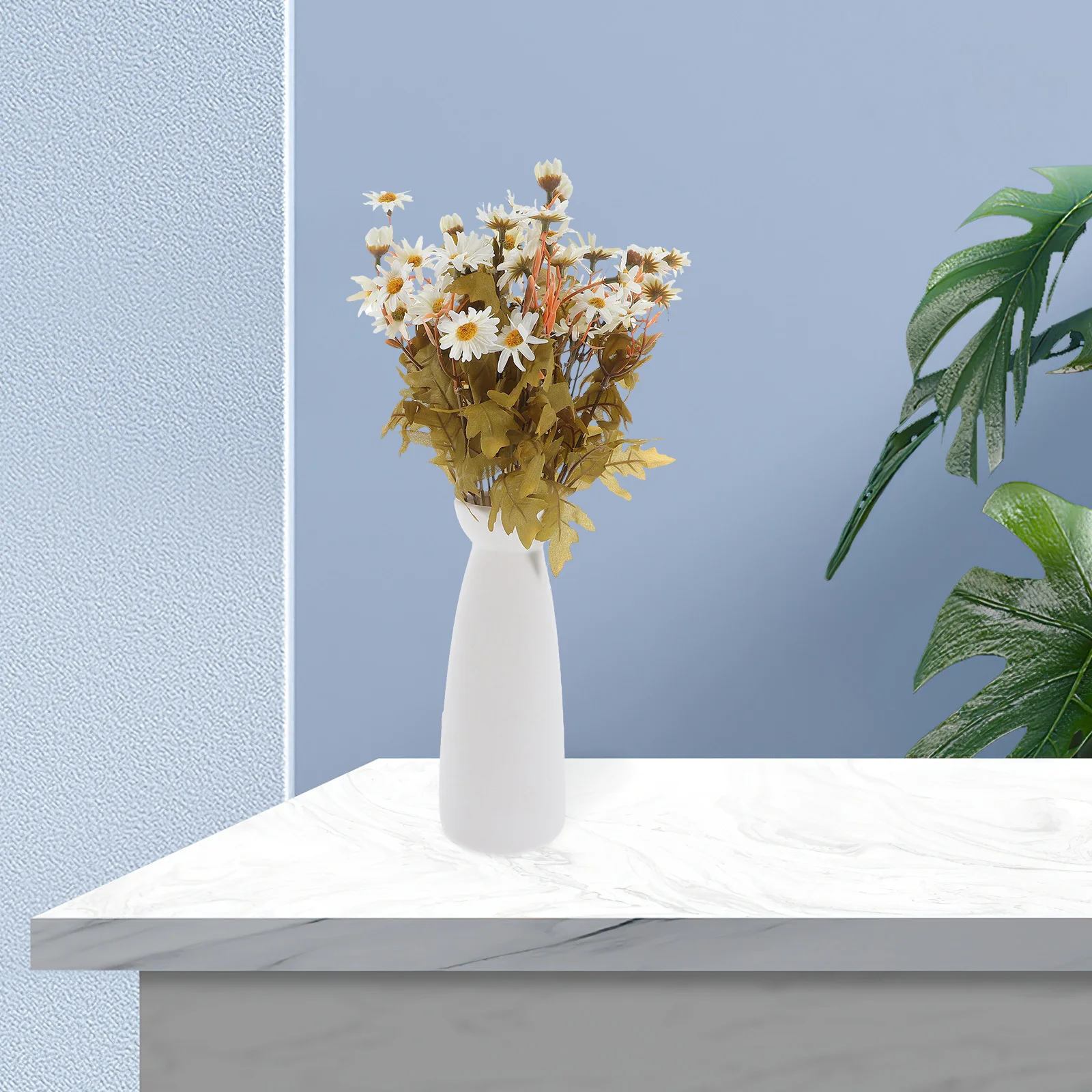 

2Pcs Realistic Artificial Chrysanthemum Bouquet Faux Flowers for Table Centerpieces Perfect for Dining Room Photography Fake