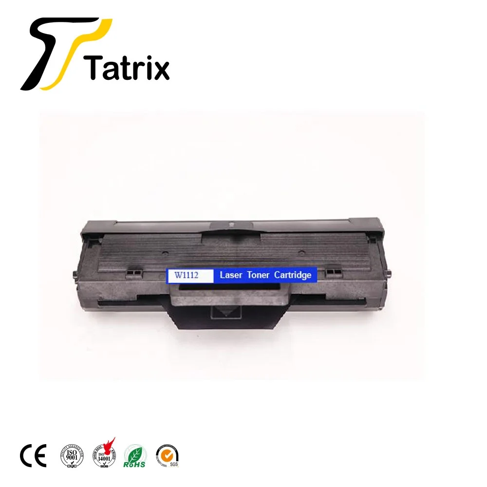 Tatrix W1112A W1112 Premium Compatible Laser Black Toner Cartridge for HP Laser 108a/108w/MFP 136a etc. W1112A toner cartridge