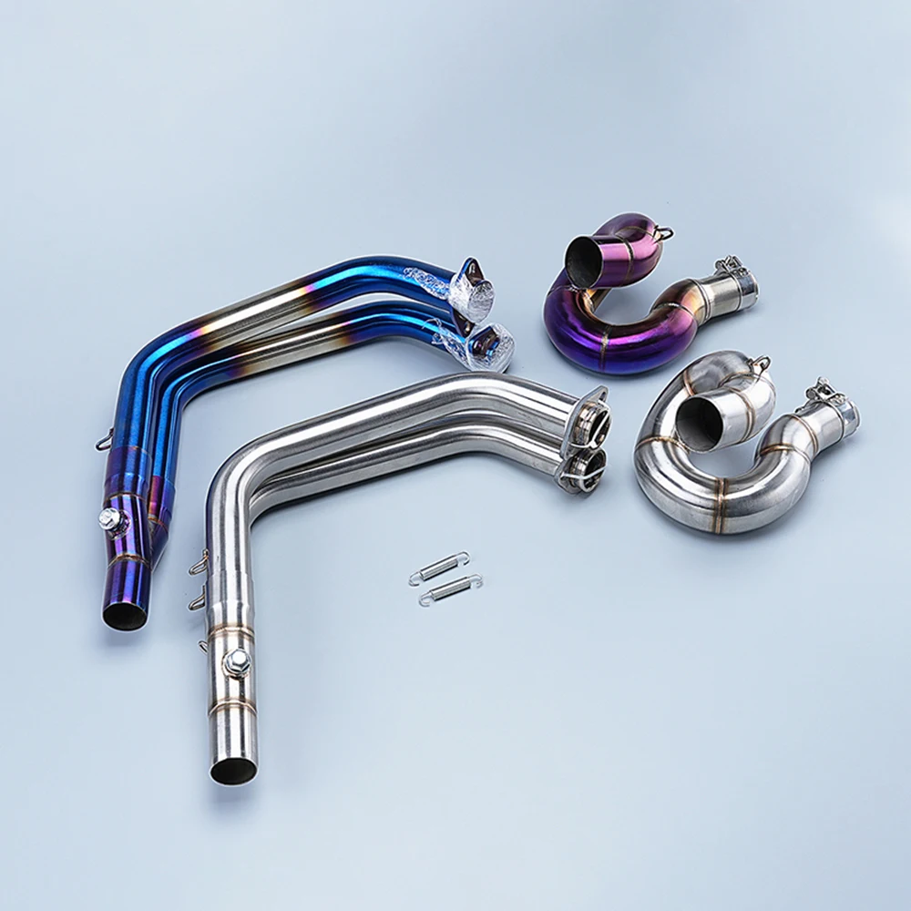 

Выхлопная труба для мотоцикла, соединительная труба, подключается к оригинальной полной системе для Kawasaki Ninja 650 Z650 2017-2022