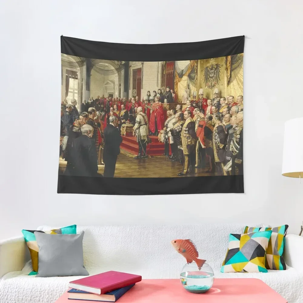 Kaiser Wilhelm II at Opening of Parliament 1888 Tapestry Room Ornaments Luxury Living Room Decoration Cute Room Decor Tapestry