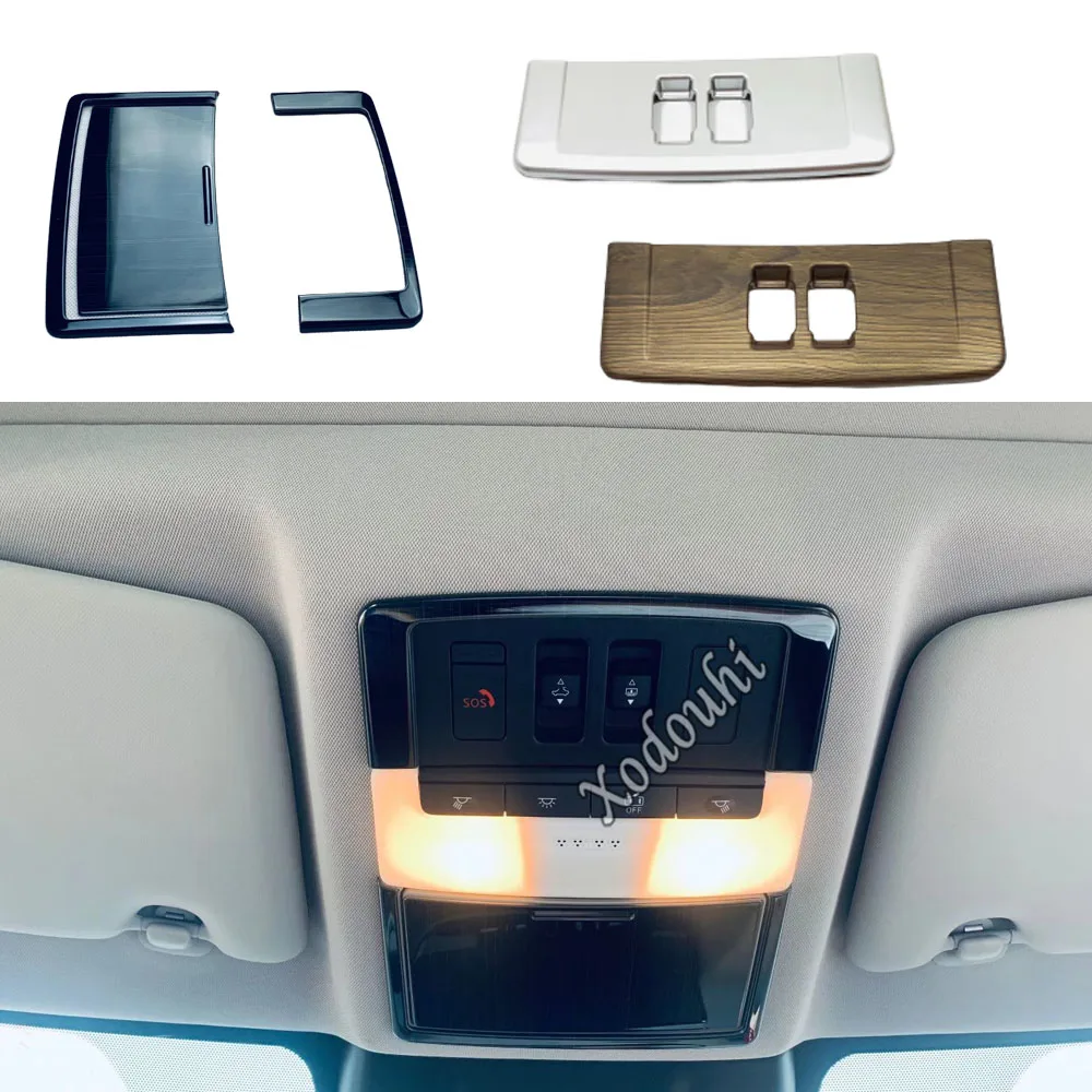 Front Reading Light Frame Cover Trim  ABS Plastic/Steel Car Stick Accessories For Nissan X-trail Xtrail Rogue 2021 2022 2023