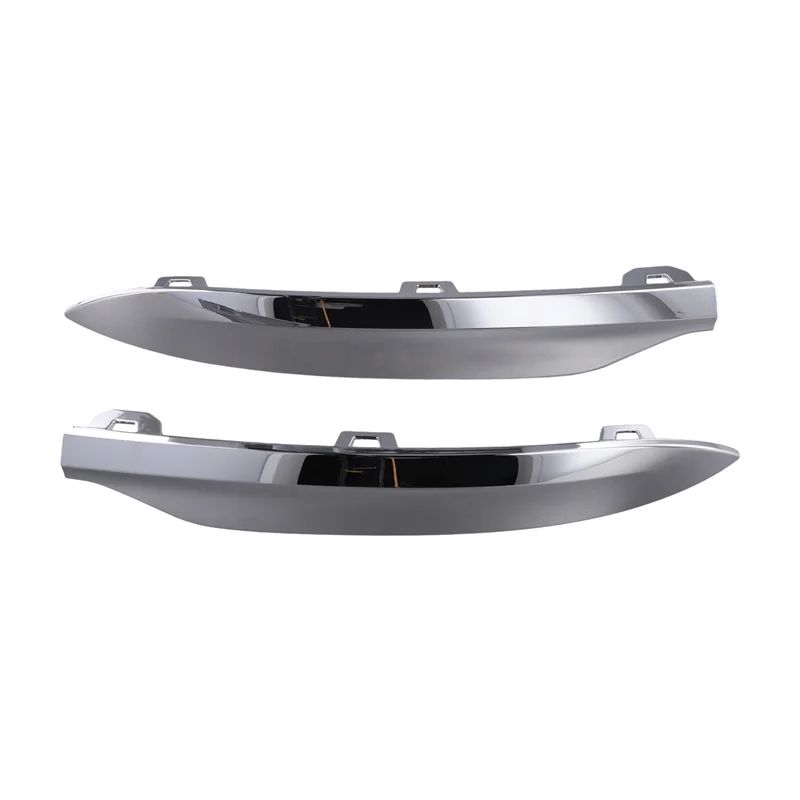 

1Pair New 32227902 32227903 Chrome Trim Strip Rear Bumper Molding For Volvo XC60 MK2 2022-2023 Rear Grille Bright Strip