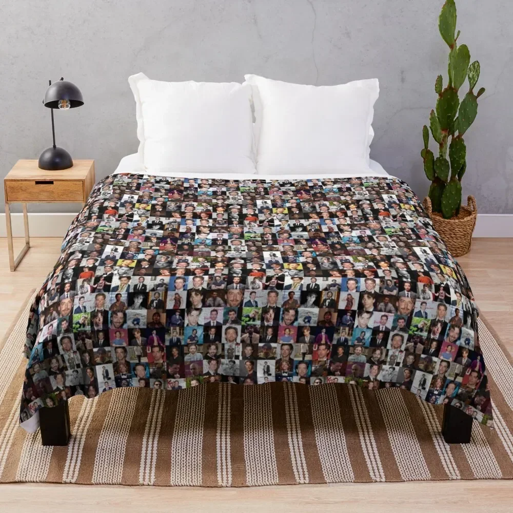 Christian Borle Collage - Many Items Available Throw Blanket Soft blankets and throws Blankets