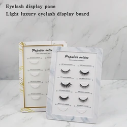 False Eyelash Display Board Lash Holder For Eyelash Extension Fake Eyelash Display Rack Eyelashes Try on Effect Exhibit Tools