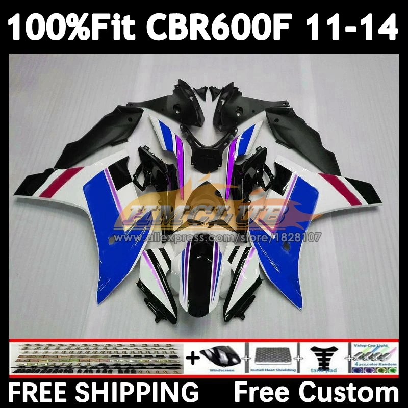 OEM Fairing For HONDA CBR 600 F 600F CBR600 F4i 54No.51 CBR600F 11 12 13 14 CBR600F4i 2011 2012 2013 2014 Injection blue glossy