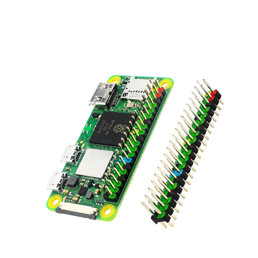 

1 Pcs 2x20 Pin GPIO Header Colorful Mark Plug Dual Row Male Pin Header Straight Connector for Raspberry Pi Zero 2 W ﻿