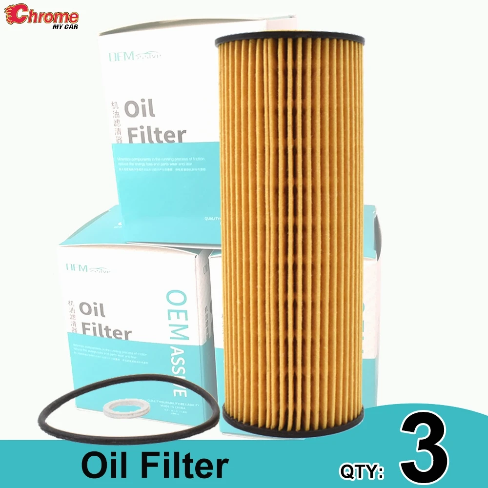 

3Pc 1041800109 Oil Filter For Mercedes-Benz W202 W203 CL203 S202 S203 A124 C208 C200 C230 200CE Daewoo Musso SsangYong Rodius VW