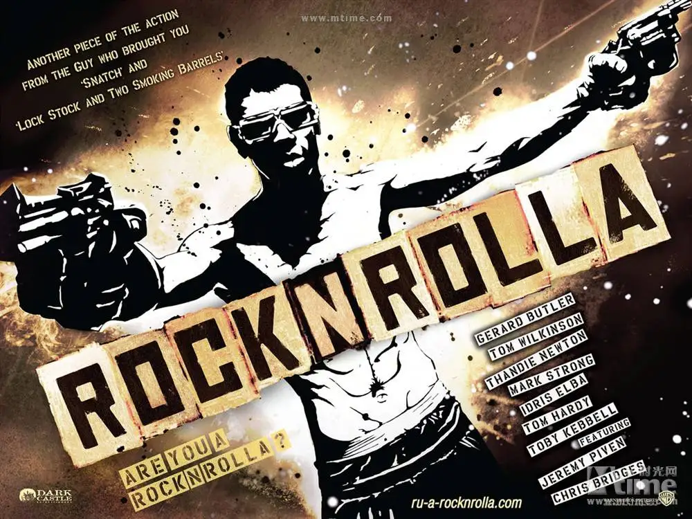 Hot Rare movie RocknRolla 2008 Art SILK POSTER Wall Art Home Decorative painting