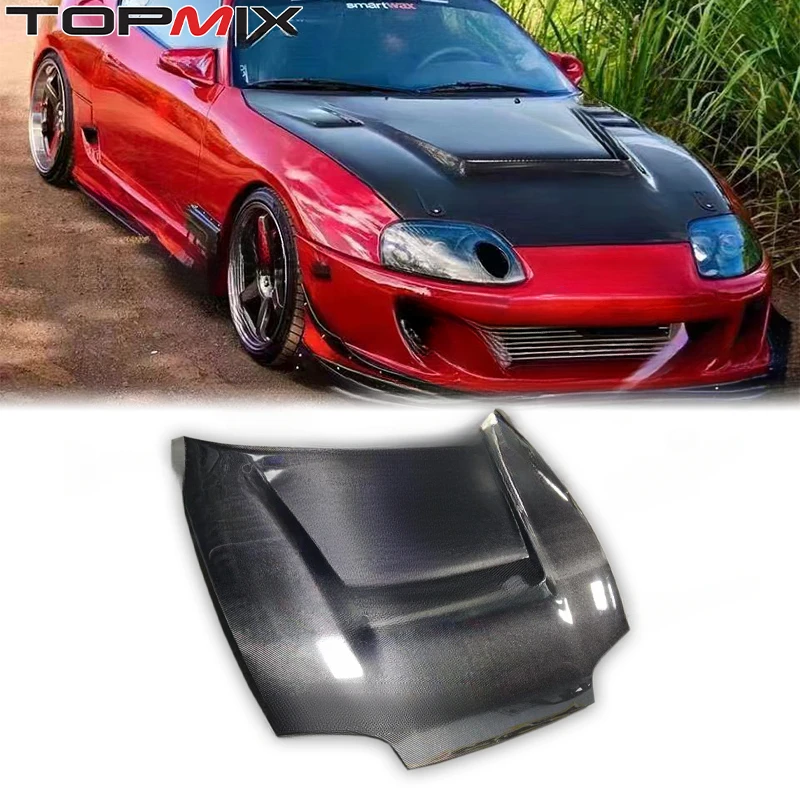 

For Nissan A80 Lightweight Real Carbon Fiber Engine Bonnet