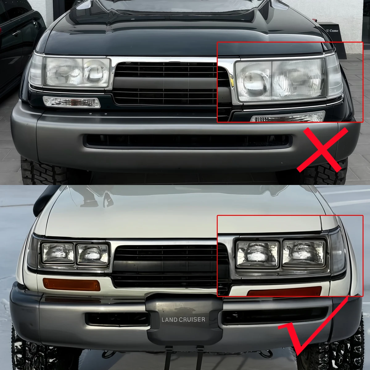Front Bumper Corner Light Turn Lamp For Toyota Land Cruiser LC80 FJ80 1990-1997 view 2