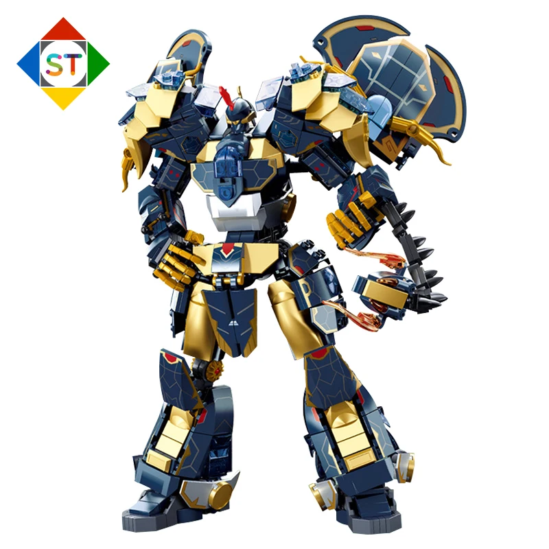 M38-B1272 New Mech Robot Series Xuanwu Armored Robot Technical Mecha Model Bricks Toys Birthday Gift Assembly Toy For Boys Adult