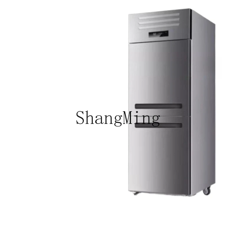 

ZYY double-door refrigerator commercial refrigerated frost-free vertical two-door frozen stainless steel two-door freezer
