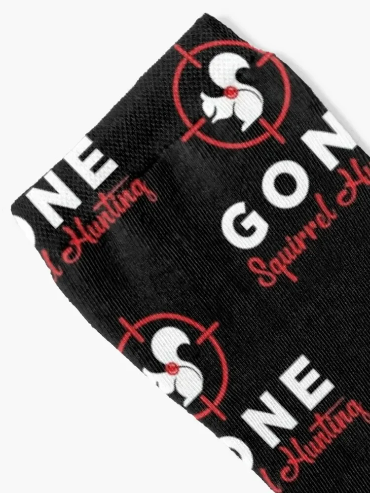 Gone Squirrel Hunting Hunter Gift print Socks Men's Non-slip Socks For Man Women's