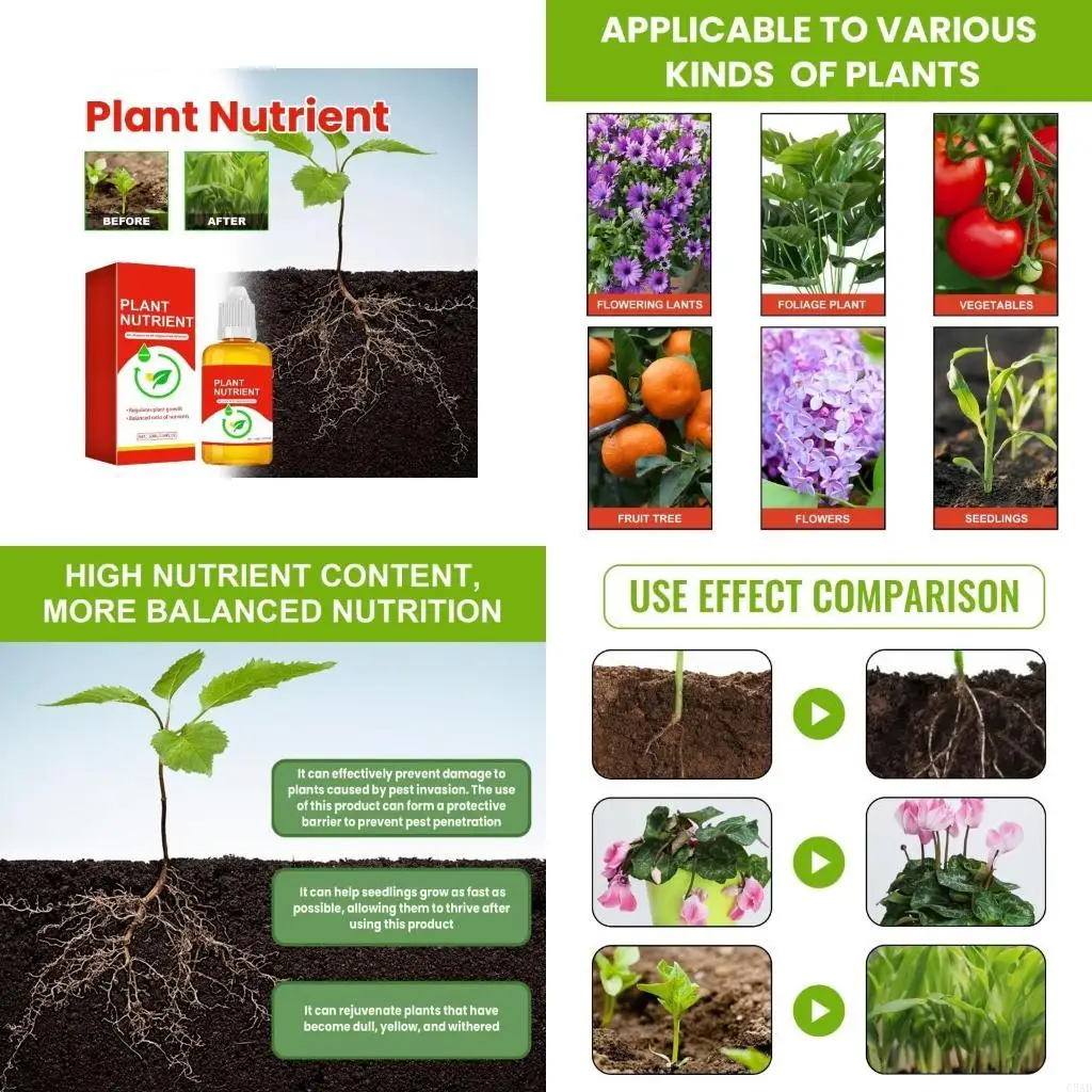 

Plant Nutrient Solution 50ml Outdoor Succulents Fertilizers Plant Fertilizers Liquid C5AD