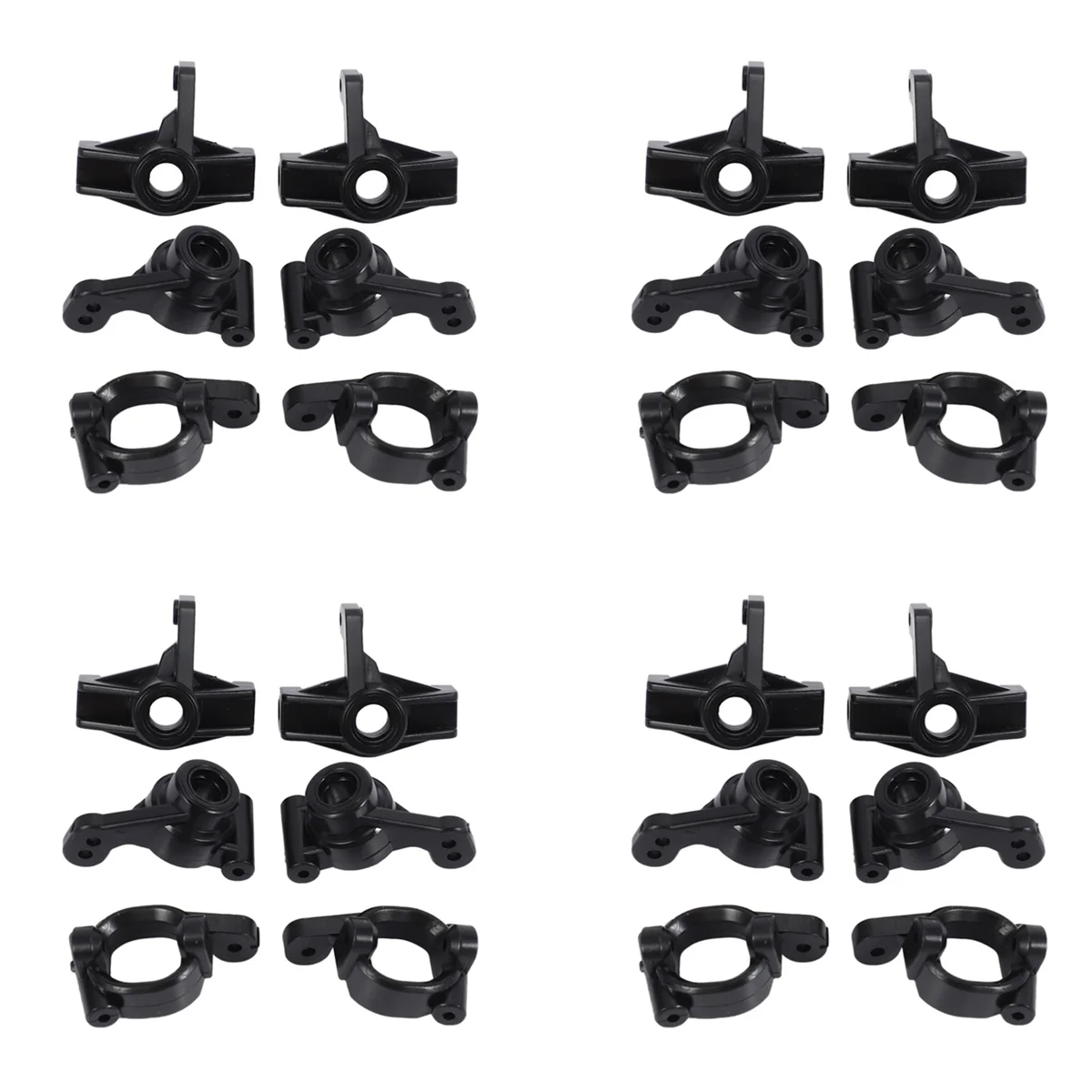 BAAU 8x for 1251 Front Wheel Seat 1252 Rear Wheel Seat 1253 C-Shaped Seat RC Car Accessory Set for 1:14