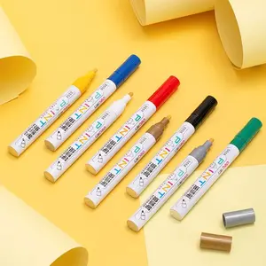 Quick Dry Oily Marker Pen Creative Colorful Waterproof Fluorescent Pen Scrapbook Multipurpose Highlighter Pen Tire Painting