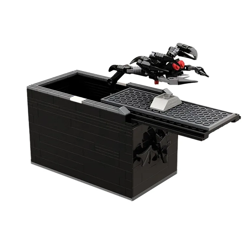 

Halloween Gift Surprise Spider Box Building Blocks MOC-53395 Black Scary Bat Box Assembly Model Puzzle Kids Toy Birthday Gift