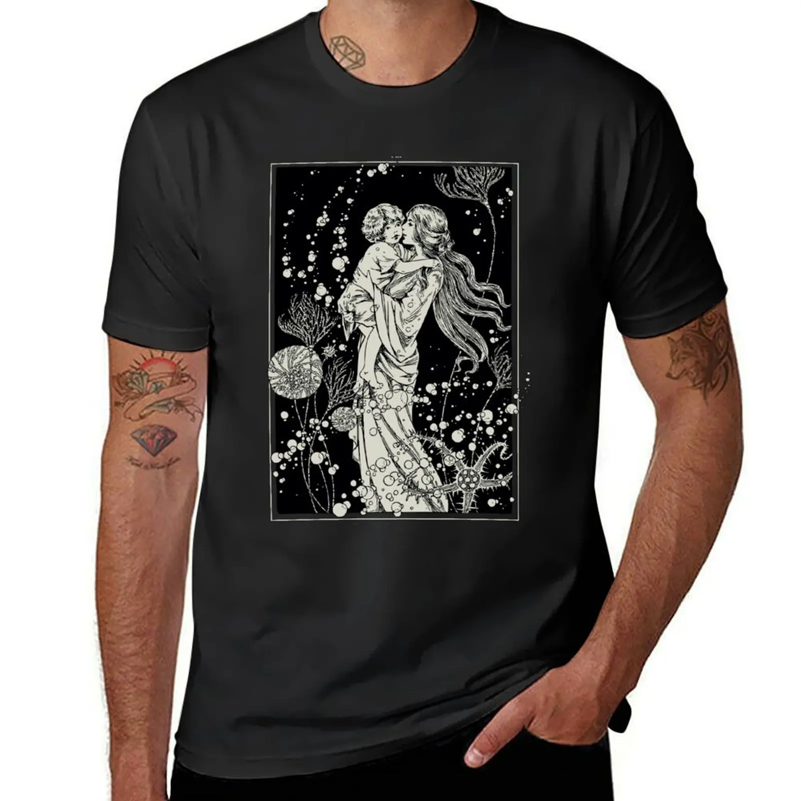 The Empress Tarot T-Shirt quick drying cute clothes sweat anime clothes men t shirt