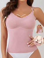 Chaleco y correas traseras para mujer, chaleco minimalista, agradable a la piel, transpirable, cómodo, sin anillos de acero