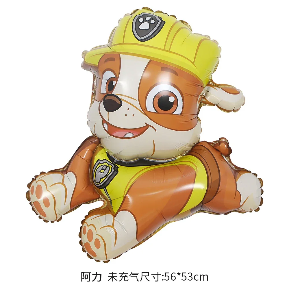 مجموعة بالونات كلب باو دورية كرتونية ، فيلم ألومنيوم ، رايدر ، مطاردة ، ايفرست ، ألعاب أطفال ، ديكور حفلة عيد ميلاد #4