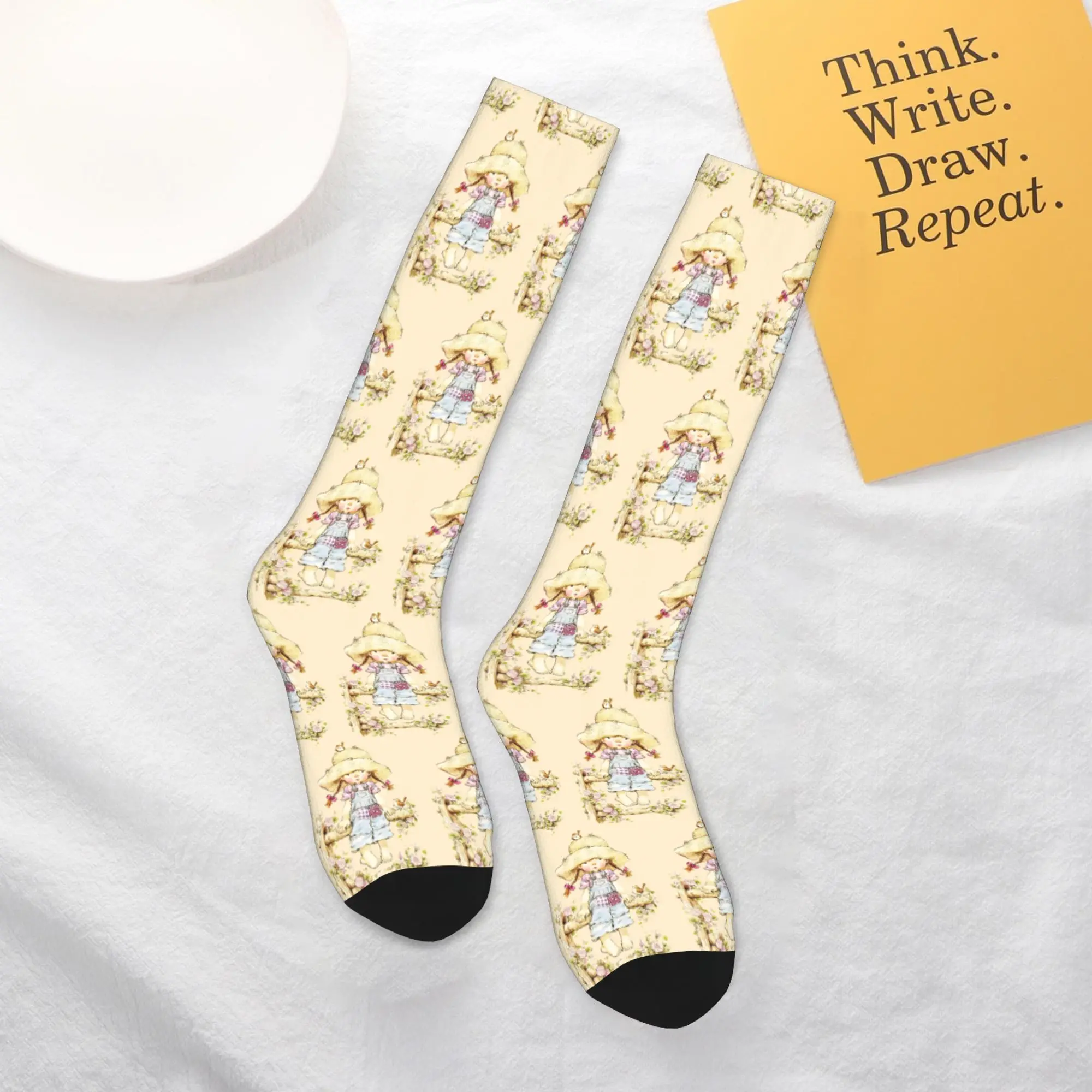 

Всесезонные чулки для экипажа Kawaii Sarah Kay, носки Harajuku, забавные длинные носки в стиле хип-хоп, аксессуары для мужчин и женщин, подарок на день рождения