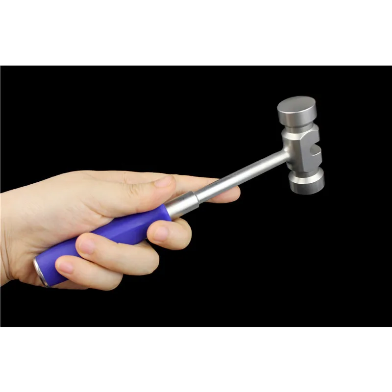 Small animal orthopedic instruments medical 350g bone hammer silicone handle hammer hand foot surgery u-hammer
